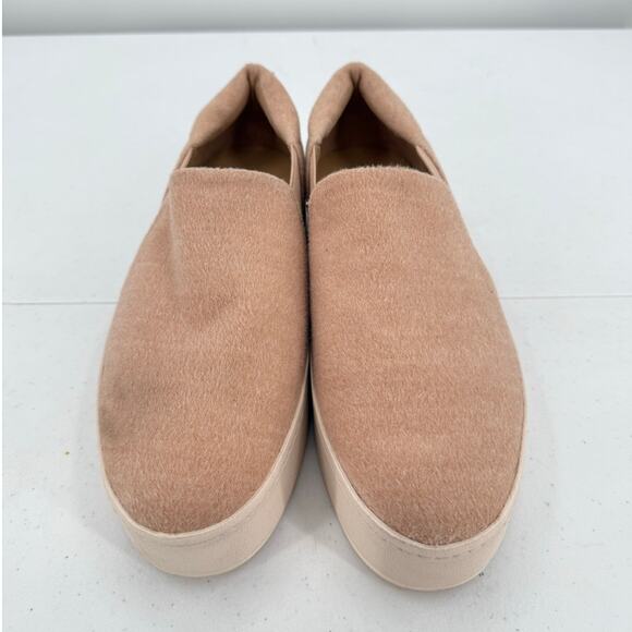 NEW Vince Women's Warren Camel Tan Platform Slip-On Sneakers Size 10 - Picture 2 of 10